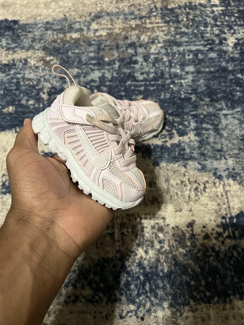 Size 5C- Nike Vomero 5 (TD) Pearl Pink Sneakers HF7000-600